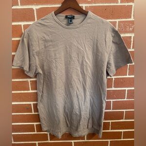 Forever 21 Men’s T-Shirt Small Brown Tan Short Sleeve Basic Tee